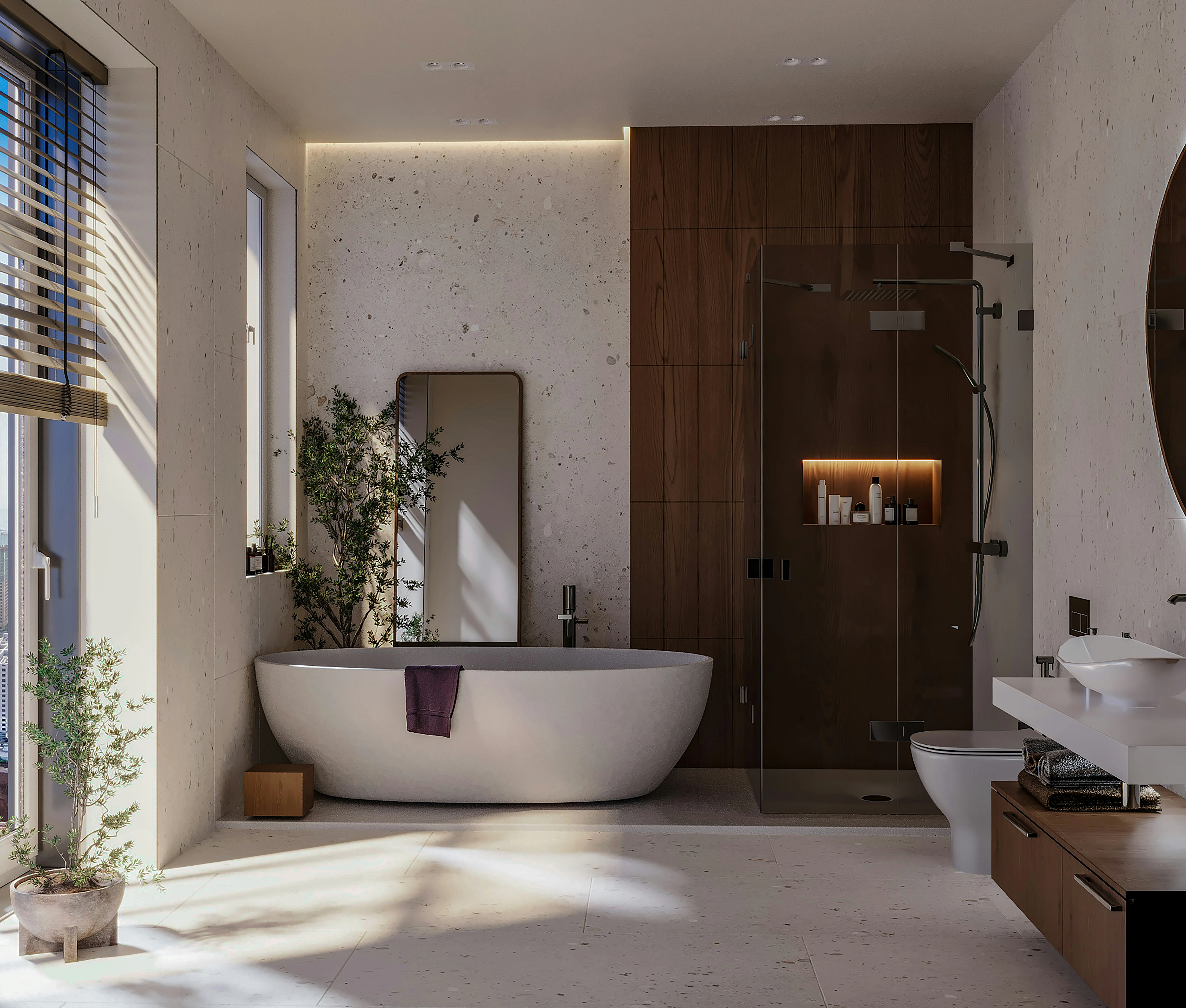 Modern bathroom design